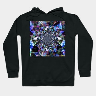 Abstract fractal in vivid colors Hoodie